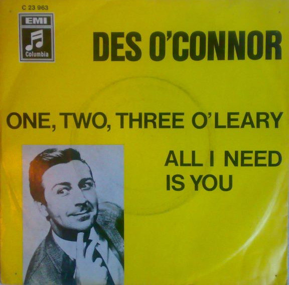Cover Des O'Connor - One, Two, Three O'Leary (7, Single) Schallplatten Ankauf