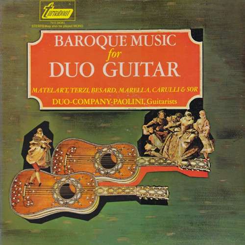 Cover Matelart* / Terzi* / Besard* / Marella* / Carulli* / Sor*, Duo Company-Paolini - Baroque Music For Duo Guitar (LP, Album) Schallplatten Ankauf