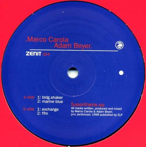 Cover Marco Carola & Adam Beyer - Fusionframe EP (2x12, EP) Schallplatten Ankauf