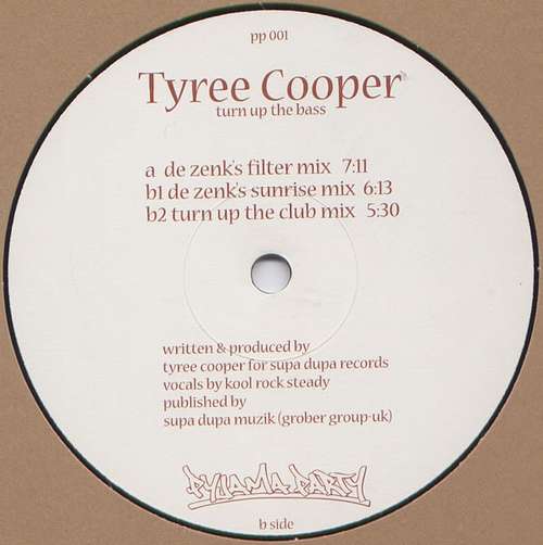 Cover Tyree Cooper - Turn Up The Bass (12) Schallplatten Ankauf