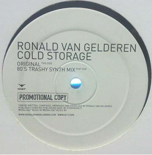 Cover Ronald Van Gelderen - Cold Storage (12, Promo) Schallplatten Ankauf