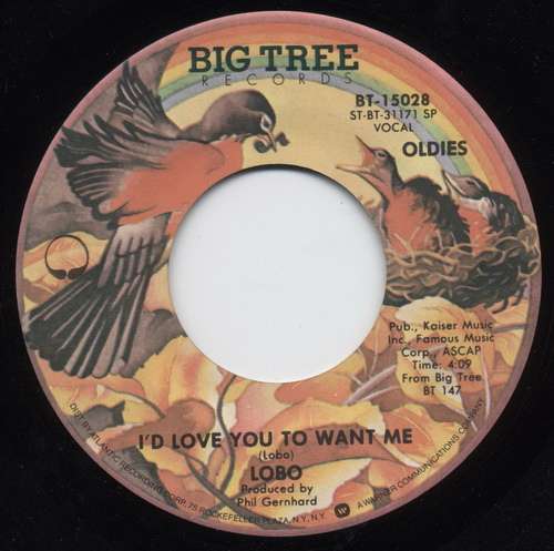 Bild Lobo (3) - I'd Love You To Want Me / A Simple Man (7, Single, RE) Schallplatten Ankauf