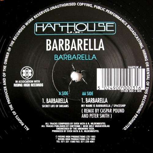 Cover Barbarella - Barbarella (12) Schallplatten Ankauf