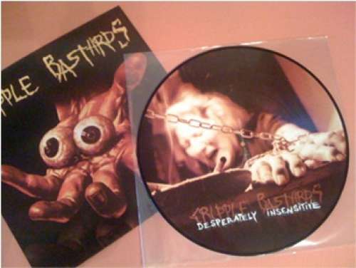 Cover Cripple Bastards - Desperately Insensitive (LP, Album, Pic, RE) Schallplatten Ankauf
