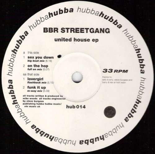 Cover BBR Streetgang - United House EP (12, EP) Schallplatten Ankauf