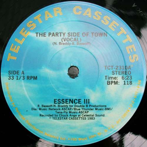 Cover Essence III - The Party Side Of Town (12) Schallplatten Ankauf
