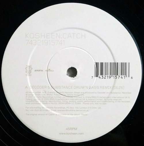 Cover Kosheen - Catch (2x12, Promo) Schallplatten Ankauf