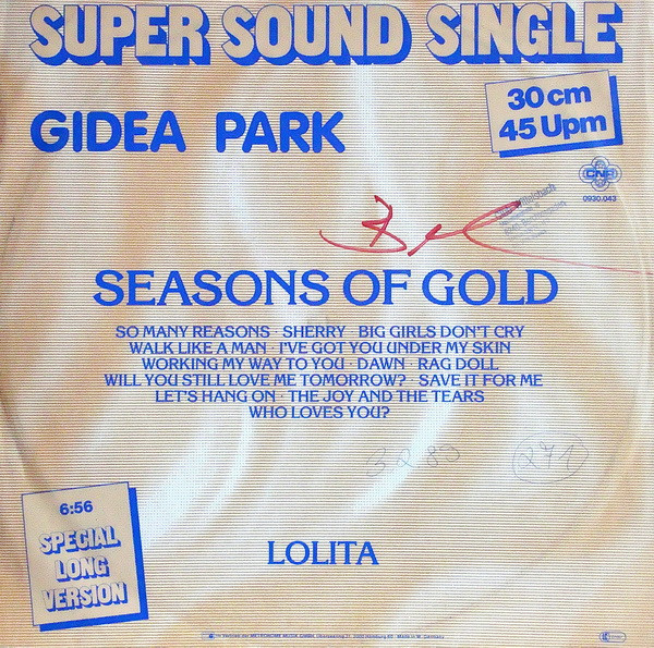 Cover Gidea Park - Seasons Of Gold (12, Single, P/Mixed) Schallplatten Ankauf