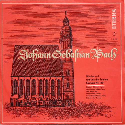 Cover Johann Sebastian Bach - Wachet Auf, Ruft Uns Die Stimme - Kantate Nr. 140 (10, Mono) Schallplatten Ankauf
