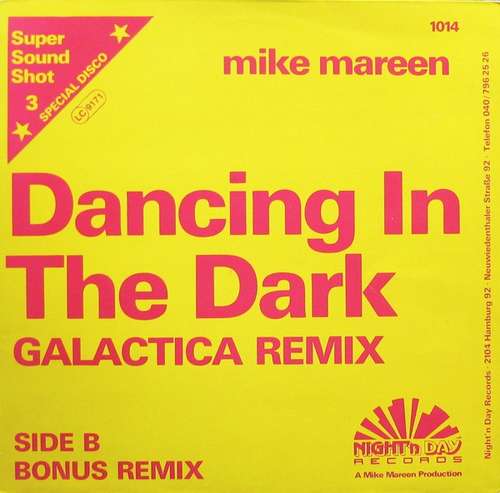 Cover Mike Mareen - Dancing In The Dark (Galactica Remix) (12) Schallplatten Ankauf