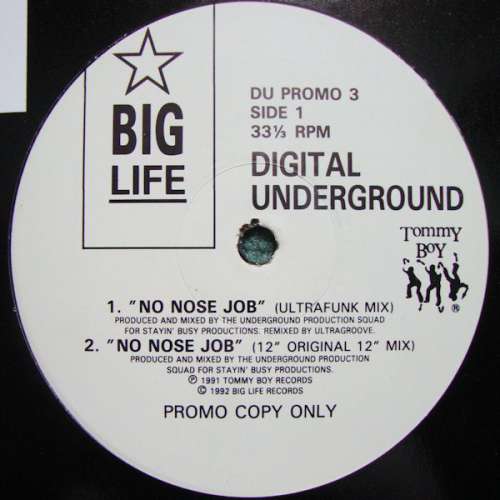 Cover Digital Underground - No Nose Job (12, Promo) Schallplatten Ankauf