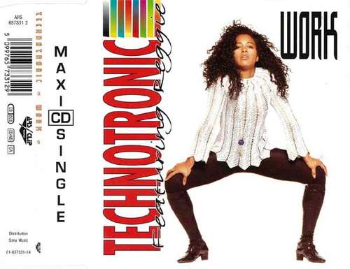 Cover Technotronic Featuring Reggie - Work (CD, Maxi) Schallplatten Ankauf