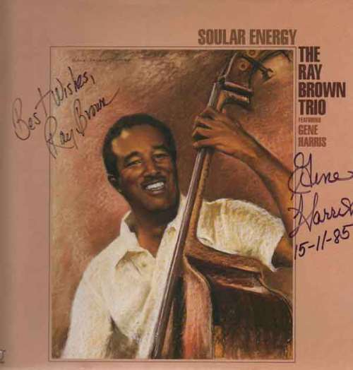 Cover The Ray Brown Trio* Featuring Gene Harris - Soular Energy (LP, Album, Ltd, Num, RE, Gat) Schallplatten Ankauf
