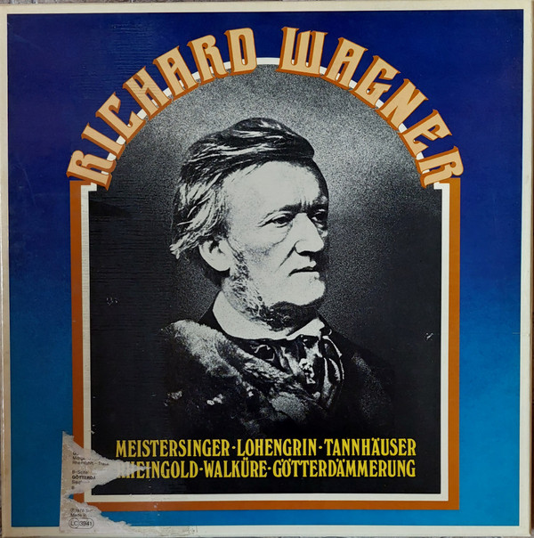 Cover Richard Wagner - Meistersinger - Lohengrin -Tannhäuser - Rheingold - Walküre - Götterdämmerung (5xLP, LP-) Schallplatten Ankauf