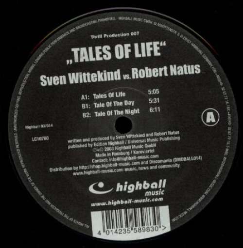 Cover Sven Wittekind vs. Robert Natus* - Tales Of Life (12) Schallplatten Ankauf