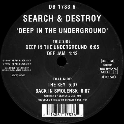 Cover Search & Destroy - Deep In The Underground (12) Schallplatten Ankauf