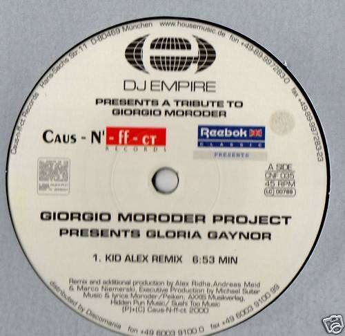Cover Giorgio Moroder Project Presents: Gloria Gaynor - Last Night (12) Schallplatten Ankauf