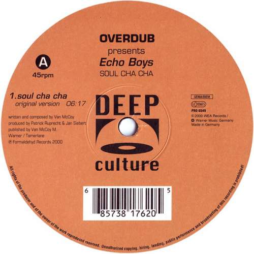 Cover Overdub Presents Echo Boys - Soul Cha Cha (12) Schallplatten Ankauf