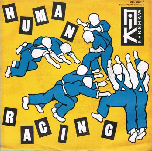 Cover Nik Kershaw - Human Racing (7, Single) Schallplatten Ankauf