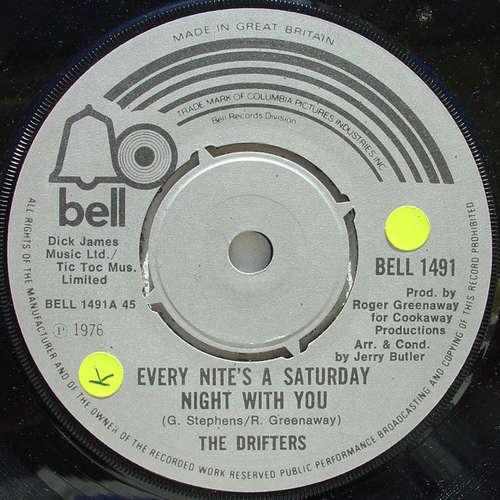Cover The Drifters - Every Nite's A Saturday Night With You (7, Single) Schallplatten Ankauf