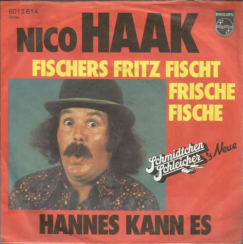 Cover Nico Haak - Fischers Fritz Fischt Frische Fische (7, Single) Schallplatten Ankauf