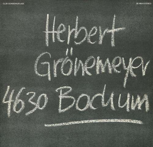 Cover Herbert Grönemeyer - 4630 Bochum (LP, Album, Clu) Schallplatten Ankauf