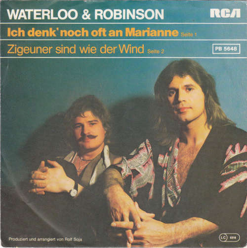 Cover Waterloo & Robinson - Ich Denk' Noch Oft An Marianne (7, Single) Schallplatten Ankauf
