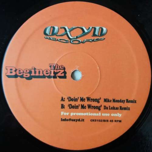 Cover The Beginerz - Doin' Me Wrong (Remixes) (12, Promo) Schallplatten Ankauf