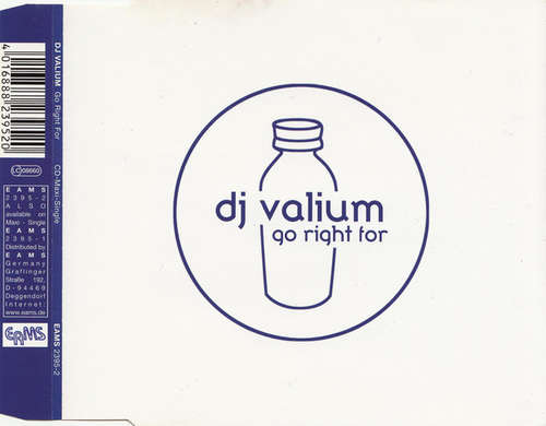 Cover DJ Valium - Go Right For (CD, Maxi) Schallplatten Ankauf