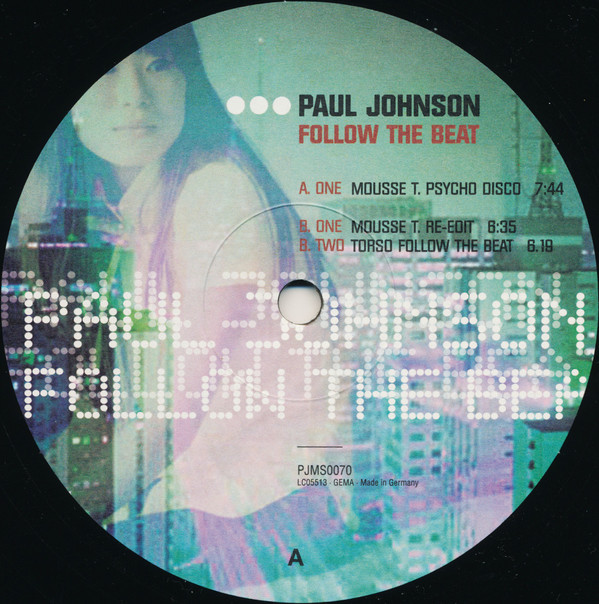 Cover Paul Johnson - Follow The Beat (12) Schallplatten Ankauf