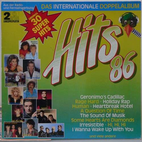 Cover Various - Hits '86 - Das Internationale Doppelalbum (2xLP, Comp) Schallplatten Ankauf