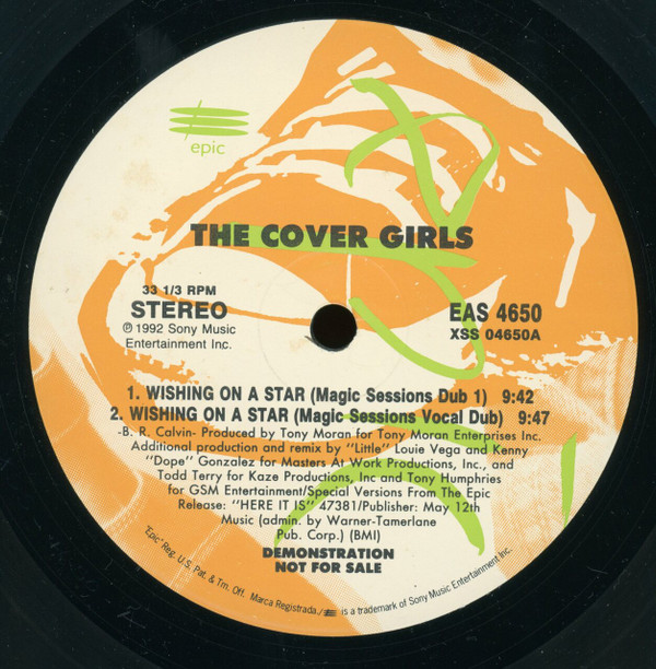 Bild The Cover Girls - Wishing On A Star (12, Promo) Schallplatten Ankauf