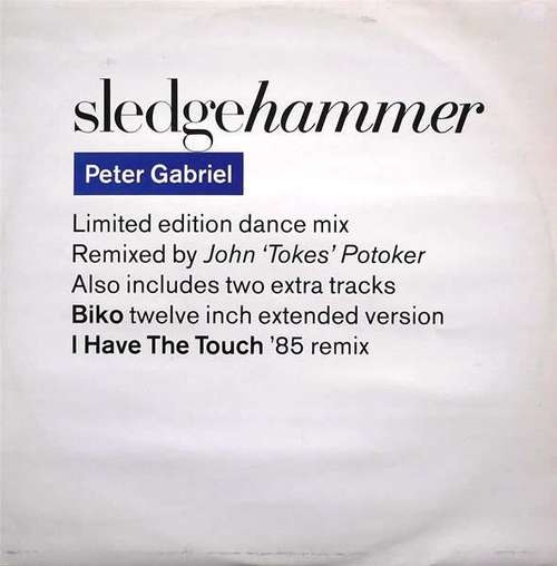Cover Peter Gabriel - Sledgehammer (Limited Edition Dance Mix) (12, Ltd) Schallplatten Ankauf