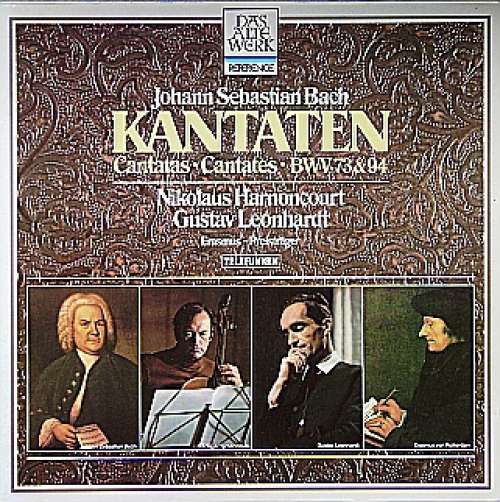 Cover Johann Sebastian Bach - Nikolaus Harnoncourt, Gustav Leonhardt - Kantaten • Cantatas • Cantates • BWV 73&94 (LP, Comp) Schallplatten Ankauf