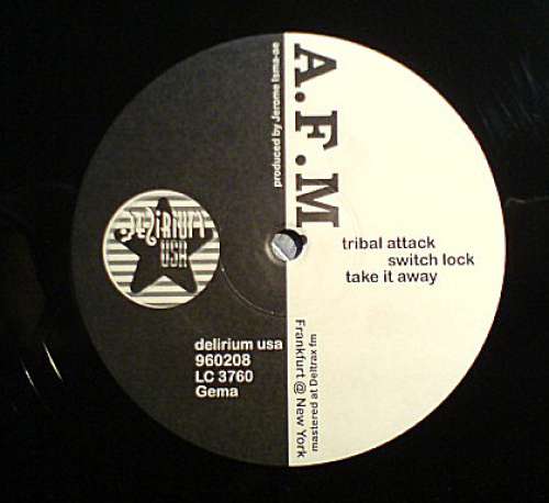 Cover A.F.M. - Tribal Attack / Switch Lock / Take It Away (12) Schallplatten Ankauf