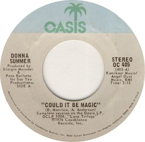 Cover Donna Summer - Could It Be Magic (7, Single, Styrene, Ter) Schallplatten Ankauf