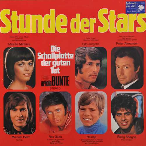 Cover Various - Stunde Der Stars - Die Schallplatte Der Guten Tat (LP, Comp) Schallplatten Ankauf