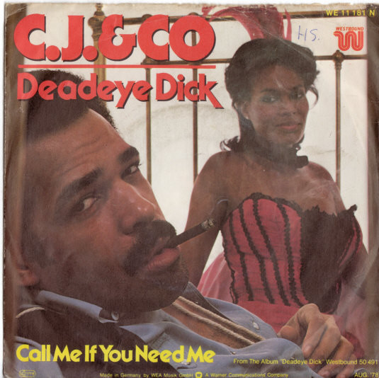 Cover C.J. & Co - Deadeye Dick  (7, Single) Schallplatten Ankauf