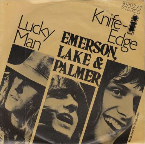 Cover Emerson, Lake & Palmer - Lucky Man / Knife-Edge (7, Single) Schallplatten Ankauf