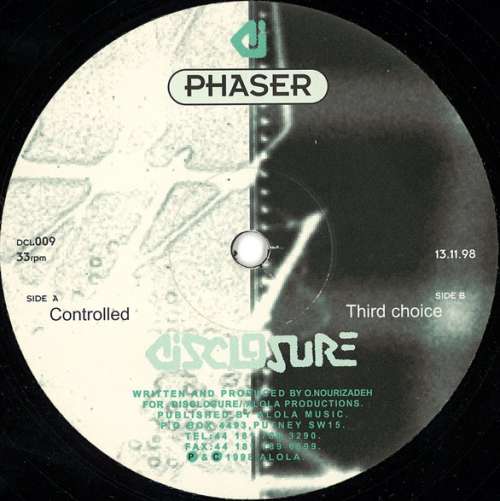 Cover Phaser - Controlled (12) Schallplatten Ankauf