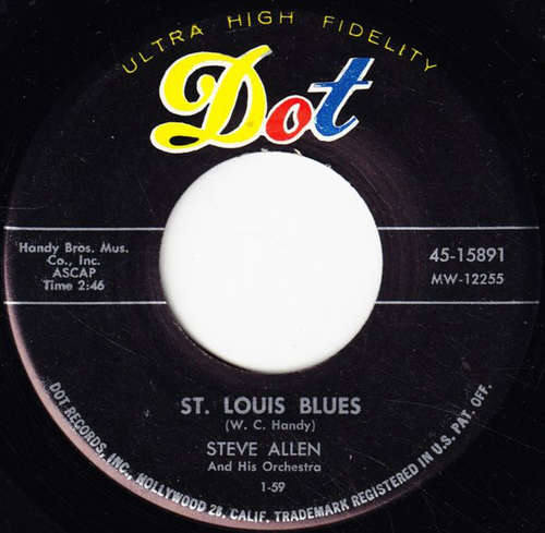 Cover Steve Allen And His Orchestra - St. Louis Blues (7, Single) Schallplatten Ankauf
