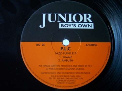Cover P.L.C* - Jazz-Funk E.P (12, EP) Schallplatten Ankauf