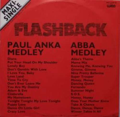 Cover Flashback (14) - Paul Anka Medley / Abba Medley (12, Maxi) Schallplatten Ankauf