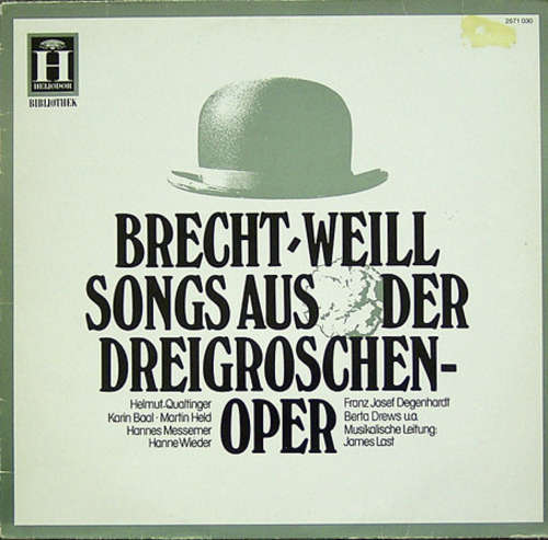 Cover Brecht* - Weill* - Songs Aus Der Dreigroschenoper (LP, RE) Schallplatten Ankauf