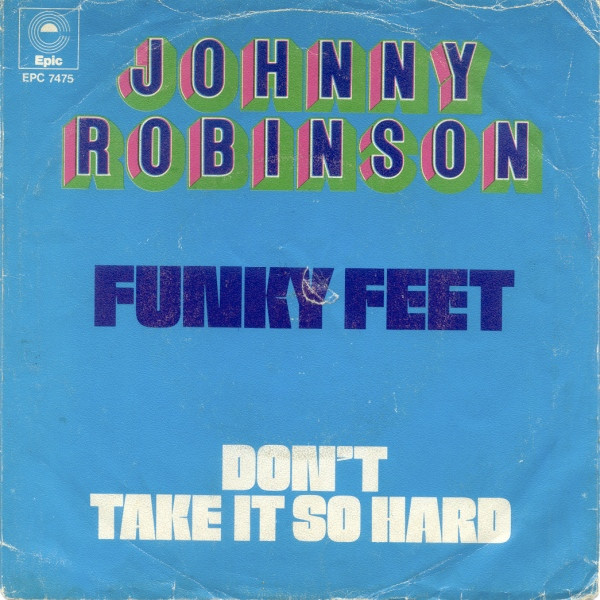 Cover Johnny Robinson - Funky Feet (7, Single) Schallplatten Ankauf