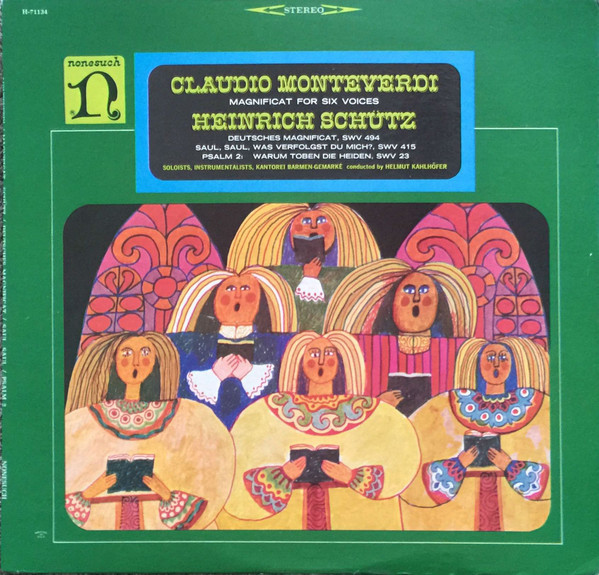 Cover Claudio Monteverdi / Heinrich Schütz - Magnificat / Deutsches Magnificat; Saul, Saul; Psalm 2 (LP, Album) Schallplatten Ankauf