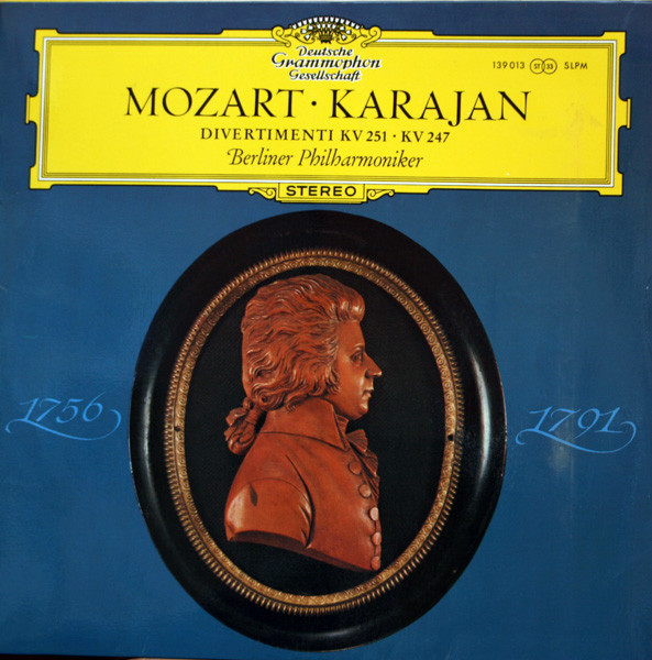 Cover Mozart* • Karajan*, Berliner Philharmoniker - Divertimenti KV 251 • KV 247 (LP) Schallplatten Ankauf