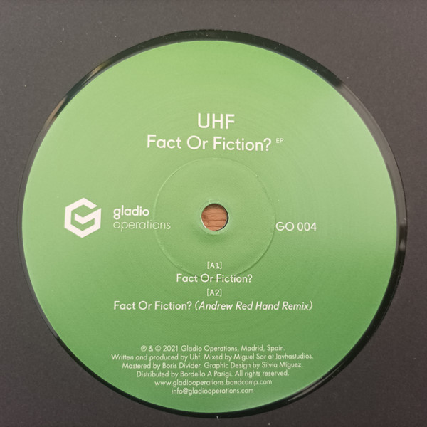 Cover zu UHF (8) - Fact Or Fiction? EP (12, EP) Schallplatten Ankauf