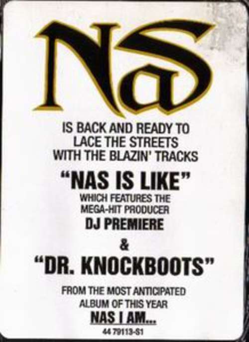 Cover Nas - Nas Is Like / Dr. Knockboots (12) Schallplatten Ankauf