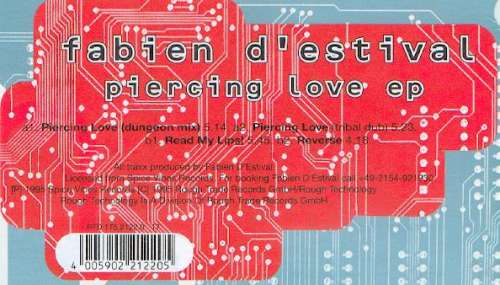 Cover Fabien D'Estival - Piercing Love EP (12, EP) Schallplatten Ankauf